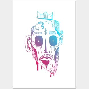 Dual Color Strange King Juan Posters and Art